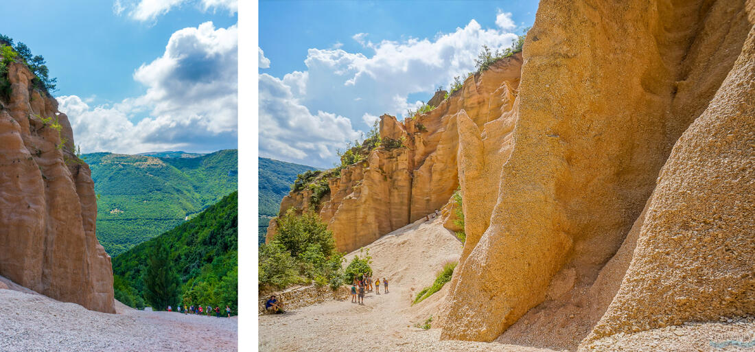 Lame Rosse – taliansky Grand Canyon v Sibillini