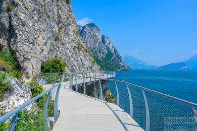 Najkrajšia cyklotrasa v Európe? Ciclopista del Garda