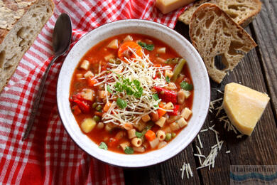 Talianska polievka Minestrone