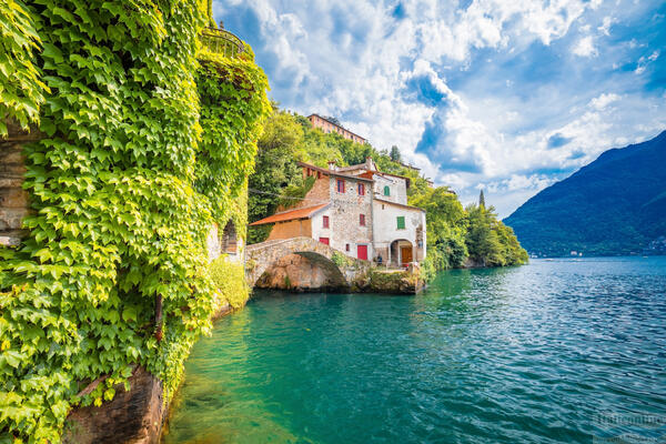 Nesso - Vodopád a starobylý most